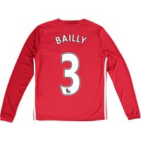 Manchester United Home Shirt 2016-17 - Kids - Long Sleeve With Bailly, Red