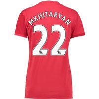 Manchester United Home Shirt 2016-17 - Womens With Mkhitaryan 22 Print, Red
