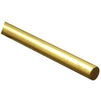 FFA Concept Brass Round Metal Rod (L)1m (Dia)8mm