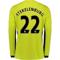 Everton Goalkeeper Home Shirt 2016/17 With Stekelenburg 22 Printing, Green