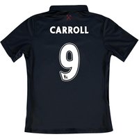 West Ham United Third Shirt 2016-17 - Kids With Carroll 9 Printing, Black
