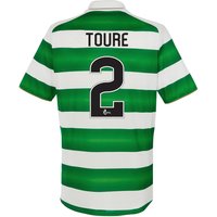 Celtic Home Shirt 2016-17 - Kids With Toure 2 Printing, Green/White