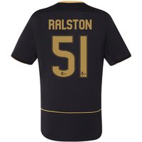 Celtic Away Shirt 2016-17 - Kids With Ralston 51 Printing, Black