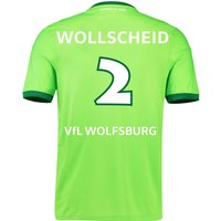 VfL Wolfsburg Home Shirt 2016-17 - Kids With Wollscheid 2 Printing, Green