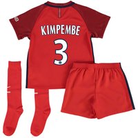Paris Saint-Germain Away Kit 2016-17 - Little Kids With Kimpembe 3 Pri, Red