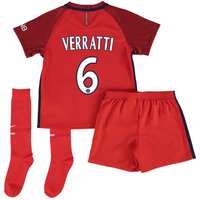 Paris Saint-Germain Away Kit 2016-17 - Little Kids With Verratti 6 Pri, Red