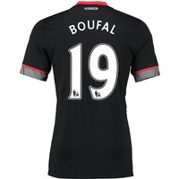 Southampton Away Shirt 2016-17 - Kids Black With Boufal 19 Printing, Black