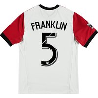 DC United Away Shirt 2017-18 - Kids With Franklin 5 Printing, Red/White