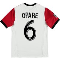 DC United Away Shirt 2017-18 - Kids With Opare 6 Printing, Red/White