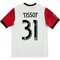 DC United Away Shirt 2017-18 - Kids With Tissot 31 Printing, Red/White