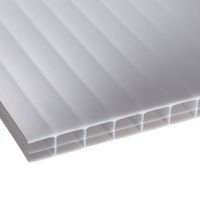 Opal Mutilwall Polycarbonate Roofing Sheet 3000mm X 980mm Pack Of 5 - 5012032768105