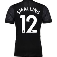 Manchester United Away Adi Zero Shirt 2017-18 With Smalling 12 Printin, Black