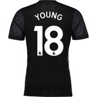 Manchester United Away Adi Zero Shirt 2017-18 With Young 18 Printing, Black
