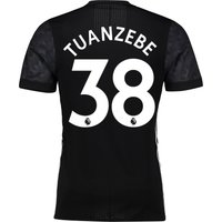 Manchester United Away Adi Zero Shirt 2017-18 With Tuanzebe 38 Printin, Black