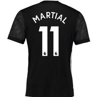Manchester United Away Shirt 2017-18 With Martial 11 Printing, Black