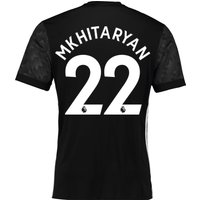 Manchester United Away Shirt 2017-18 With Mkhitaryan 22 Printing, Black