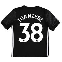 Manchester United Away Shirt 2017-18 - Kids With Tuanzebe 38 Printing, Black