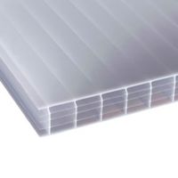 Opal Mutilwall Polycarbonate Roofing Sheet 2500mm X 1050mm Pack Of 5 - 5012032251553