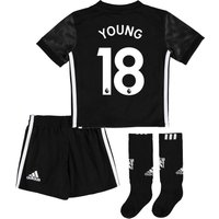 Manchester United Away Mini Kit 2017-18 With Young 18 Printing, Black