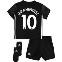 Manchester United Away Baby Kit 2017-18 With Ibrahimovic 9 Printing, Black
