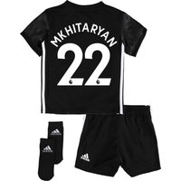 Manchester United Away Baby Kit 2017-18 With Mkhitaryan 22 Printing, Black