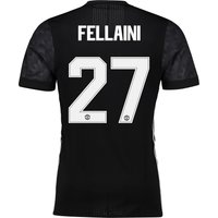Manchester United Away Adi Zero Cup Shirt 2017-18 With Fellaini 27 Pri, Black