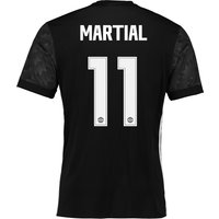 Manchester United Away Cup Shirt 2017-18 With Martial 11 Printing, Black