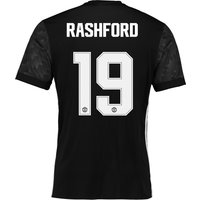 Manchester United Away Cup Shirt 2017-18 With Rashford 19 Printing, Black