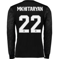 Manchester United Away Cup Shirt 2017-18 - Long Sleeve With Mkhitaryan, Black