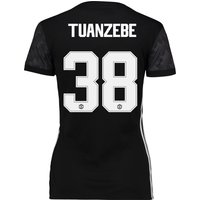 Manchester United Away Cup Shirt 2017-18 - Womens With Tuanzebe 38 Pri, Black