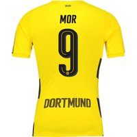 BVB Home Authentic Shirt 2017-18 With Mor 9 Printing, Yellow/Black