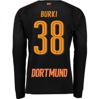 BVB Home Goalkeeper Shirt 2017/18 With Bürki 38 Printing, Yellow/Black