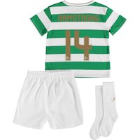 Celtic Home Infant Kit 2017-18 With Armstrong 14 Printing, Green/White