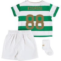 Celtic Home Baby Kit 2017-18 With Kouassi 88 Printing, Green/White