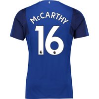 Everton Home Shirt 2017/18 - Junior With McCarthy 16 Printing, Blue