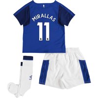Everton Home Infant Kit 2017/18 With Mirallas 11 Printing, Blue