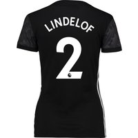 Manchester United Away Shirt 2017-18 - Womens With Lindelof 2 Printing, N/A