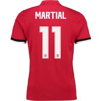 Manchester United Home Cup Shirt 2017-18 With Martial 11 Printing, N/A