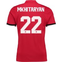 Manchester United Home Cup Shirt 2017-18 With Mkhitaryan 22 Printing, N/A
