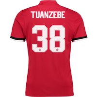 Manchester United Home Cup Shirt 2017-18 With Tuanzebe 38 Printing, N/A
