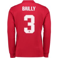 Manchester United Home Cup Shirt 2017-18 - Kids - Long Sleeve With Bai, N/A
