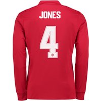 Manchester United Home Cup Shirt 2017-18 - Kids - Long Sleeve With Jon, N/A