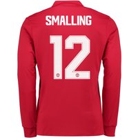 Manchester United Home Cup Shirt 2017-18 - Kids - Long Sleeve With Sma, N/A