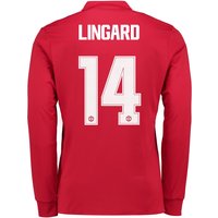 Manchester United Home Cup Shirt 2017-18 - Kids - Long Sleeve With Lin, N/A