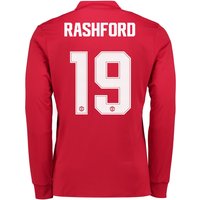 Manchester United Home Cup Shirt 2017-18 - Kids - Long Sleeve With Ras, N/A