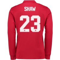 Manchester United Home Cup Shirt 2017-18 - Kids - Long Sleeve With Sha, N/A