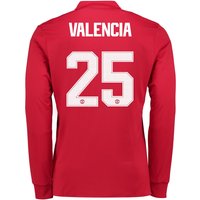 Manchester United Home Cup Shirt 2017-18 - Kids - Long Sleeve With Val, N/A