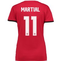 Manchester United Home Cup Shirt 2017-18 - Womens With Martial 11 Prin, N/A