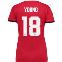Manchester United Home Cup Shirt 2017-18 - Womens With Young 18 Printi, N/A