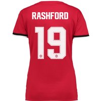 Manchester United Home Cup Shirt 2017-18 - Womens With Rashford 19 Pri, N/A